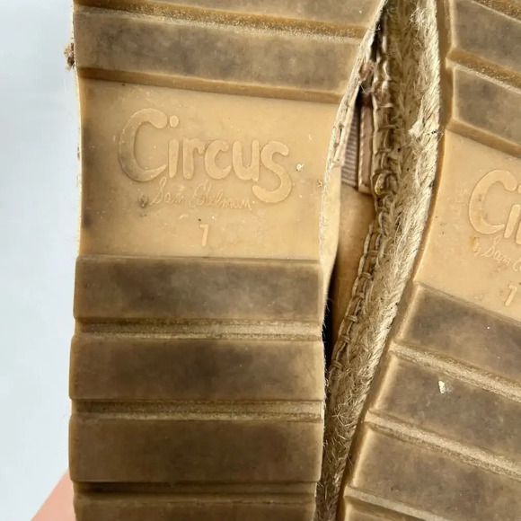 Circus NY by Sam Edelman Cora‎ Espadrille Women’s Shoes Platform Size 7 Tan - Picture 10 of 10